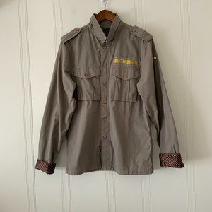 COHESIVE Men shirt sz L  green